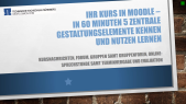 thumbnail of medium Ihr Kurs in Moodle - Einführung in die grundlegensten Bausteine